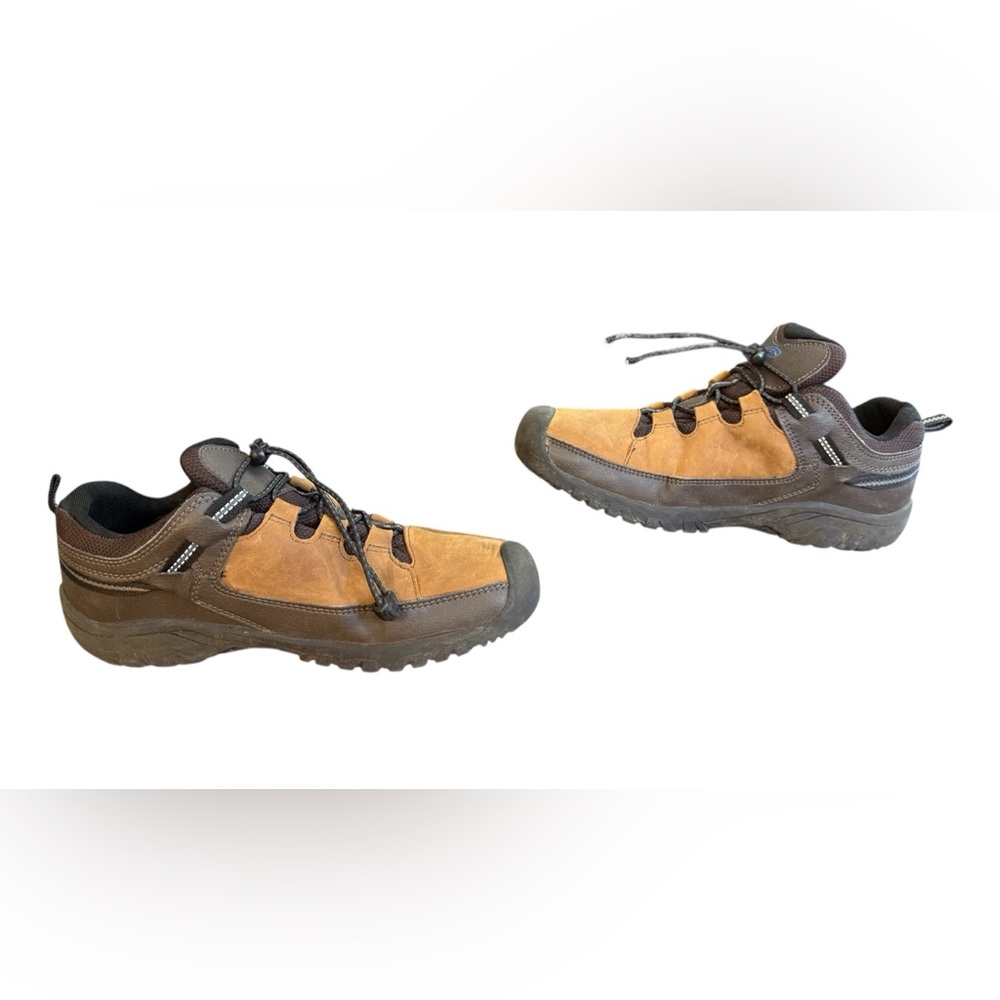 Keen Targhee III WP Low Men’s 7 Women’s 8.5 Bungee Cord Brn Hiking Shoes - Picture 5 of 8